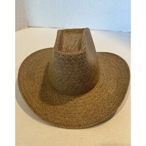 Rockmount Ranchwear Denver Colorado Crested Butte 2440 Cowboy Straw Hat Sz 7 1/8